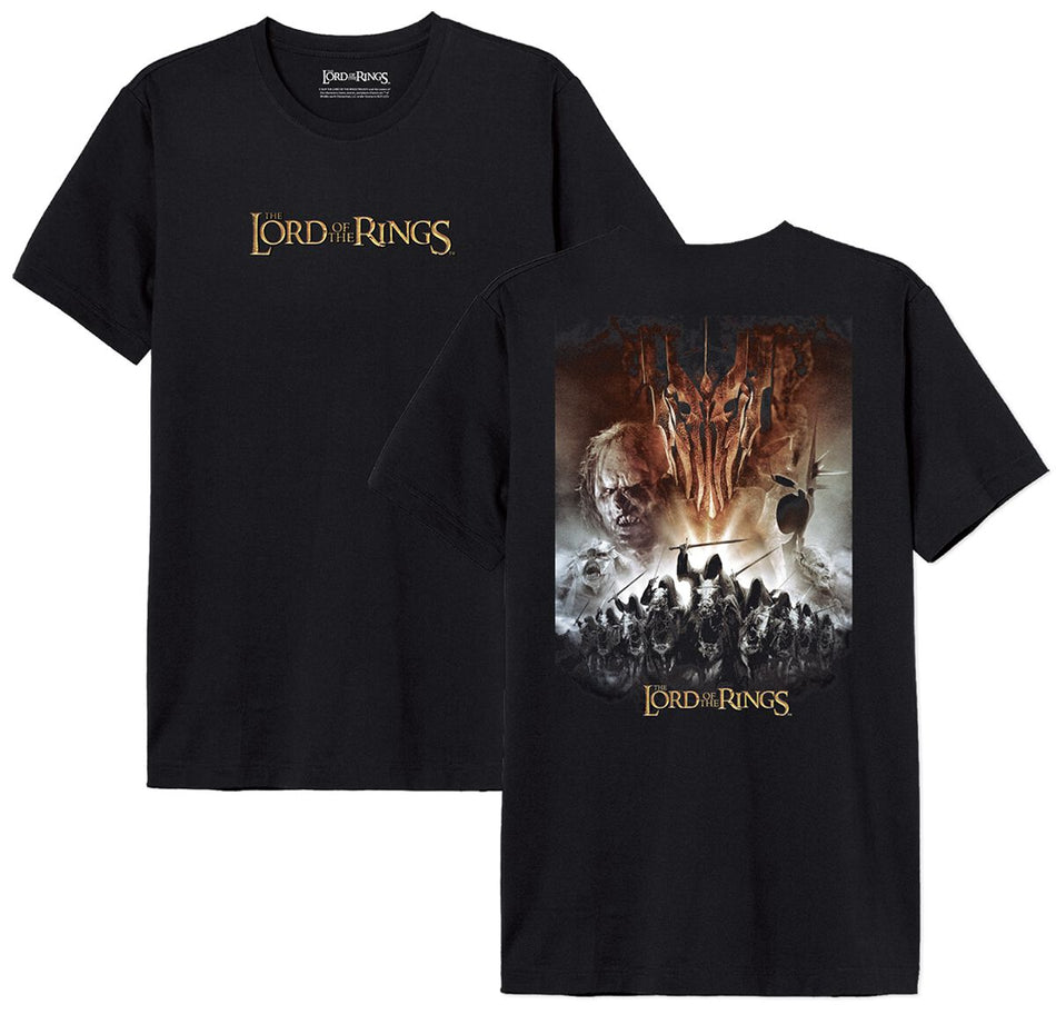 T-Shirt Manches courtes  de Le Seigneur Des Anneaux - S à XXL - pour Homme - noir - Le Seigneur Des Anneaux