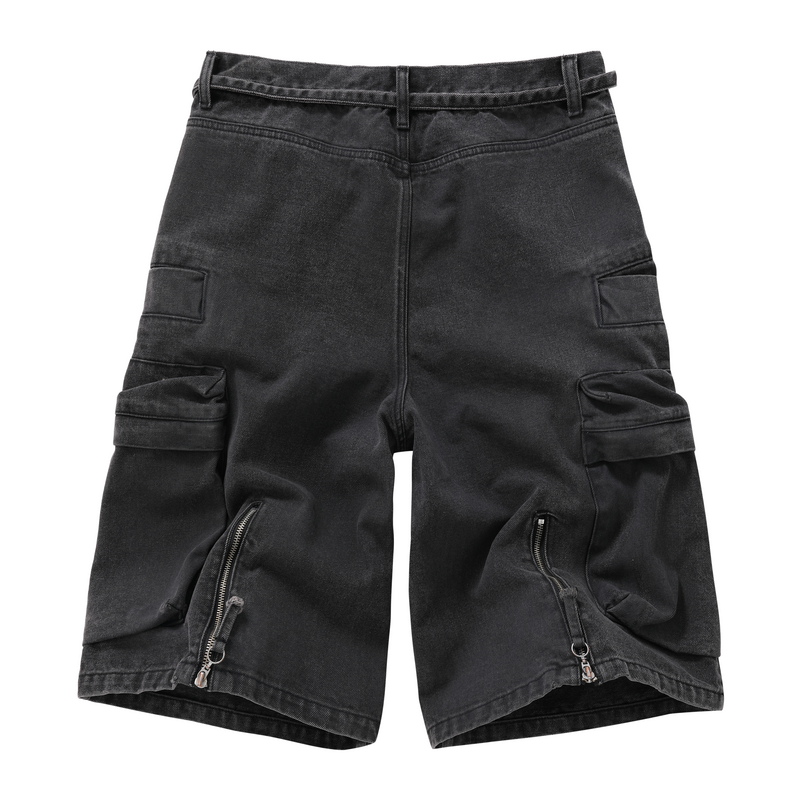 Short  de Forplay - Short Cargo Oversize Délavé - 30 à 40 - pour Homme - gris foncé - Forplay - View 2