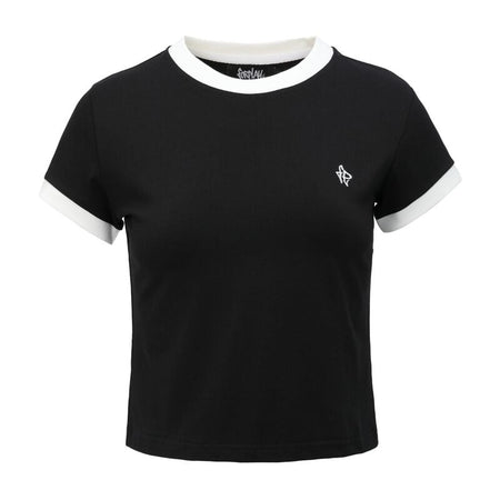 T-Shirt Manches courtes  de Forplay - Crop T-Shirt black - S à XXL - pour Femme - noir - Forplay