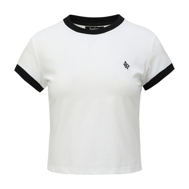 T-Shirt Manches courtes  de Forplay - Crop T-Shirt  White - S à XXL - pour Femme - blanc - Forplay