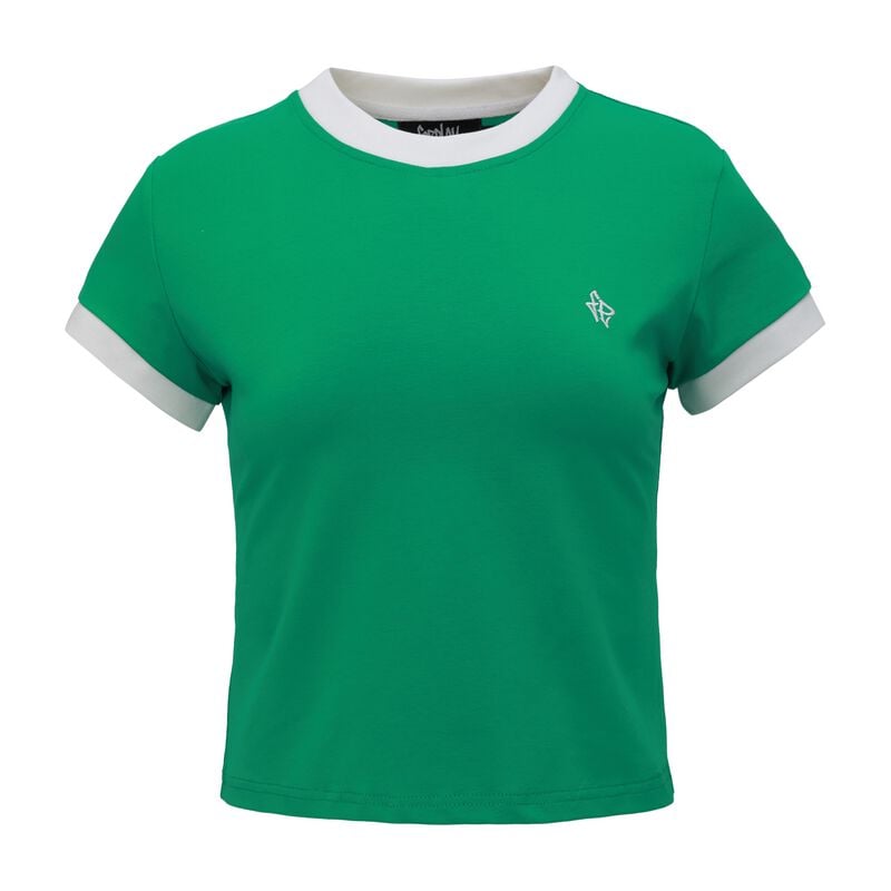 T-Shirt Manches courtes  de Forplay - Crop T-Shirt Green - S à XXL - pour Femme - vert - Forplay