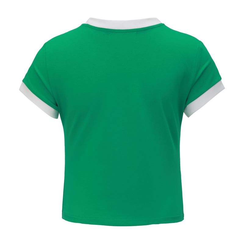 T-Shirt Manches courtes  de Forplay - Crop T-Shirt Green - S à XXL - pour Femme - vert - Forplay - View 2