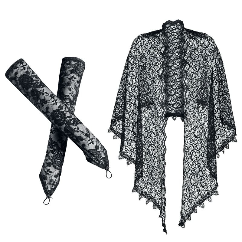 Foulard Rockabilly de Sinister Gothic - Gothic Essentials Bundles - pour Femme - noir - Sinister Gothic