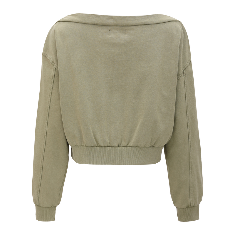 Sweat-shirt  de Forplay - Carmen - Haut Manches Longues Délavé - S à XXL - pour Femme - gris - Forplay - View 2