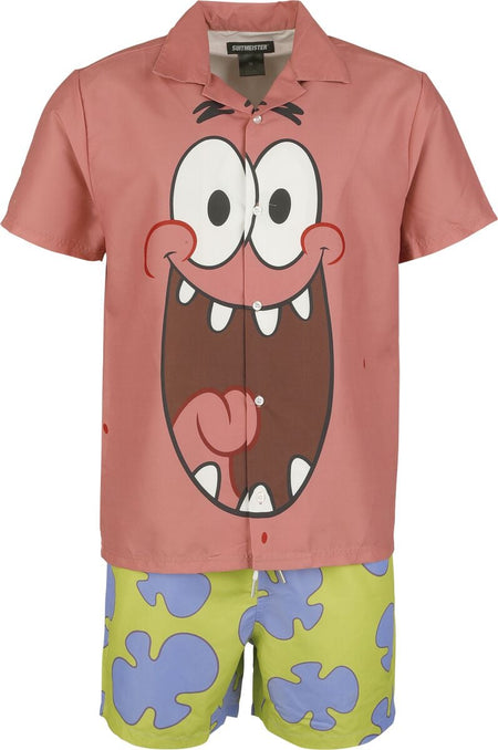 Costume  de Bob L'Éponge - Suitmaster - Patrick - pour Homme - multicolore - Bob L'Éponge