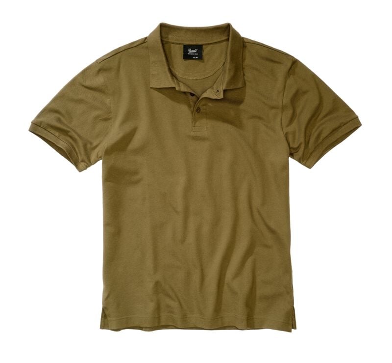 Polo  de Brandit - Piqué - Polo Manches Courtes - S à 5XL - pour Homme - olive - Brandit