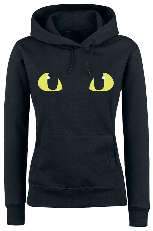 Sweat-shirt à capuche  de Dragons - Dragons - Krokmou - S à XXL - pour Femme - noir - Dragons