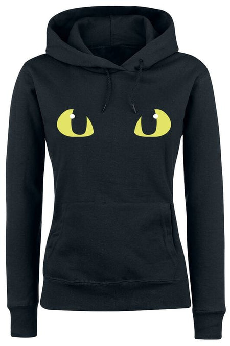 Sweat-shirt à capuche  de Dragons - Dragons - Krokmou - S à XXL - pour Femme - noir - Dragons