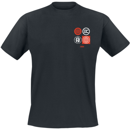 T-Shirt Manches courtes  de Electric Callboy - Tanzneid Tour Type - S à 3XL - pour Homme - noir - Electric Callboy - View 2