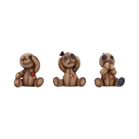 Statuette Gothic de Nemesis Now - Nemesis Now - Three Wise Voodoo Dolls - pour Unisexe - multicolore - Nemesis Now