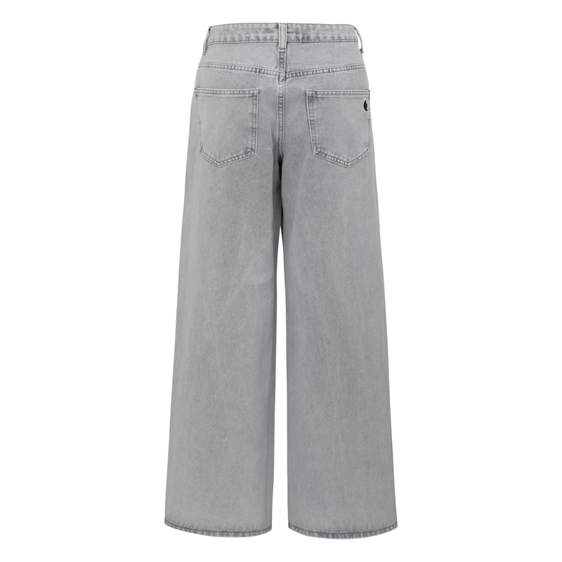 Jean  de Forplay - Jean Ample Délavé - W27L32 à W34L32 - pour Femme - gris - Forplay - View 2