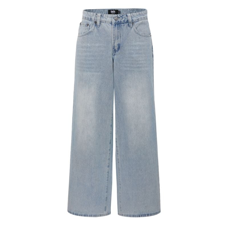 Jean  de Forplay - Jean Ample Délavé - W27L32 à W34L32 - pour Femme - bleu clair - Forplay