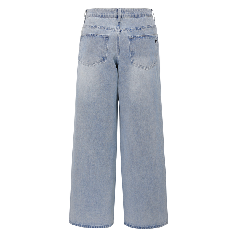Jean  de Forplay - Jean Ample Délavé - W27L32 à W34L32 - pour Femme - bleu clair - Forplay - View 2