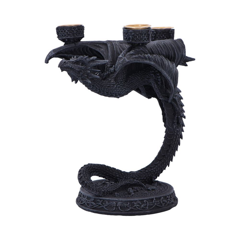 Bougeoire Gothic de Nemesis Now - Nemesis Now - Flame Keeper Candle Holder - pour Unisexe - noir - Nemesis Now - View 2