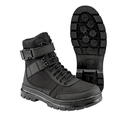 Bottes  de Brandit - Bottes à Boucles 8 Trous - EU41 à EU47 - pour Homme - noir - Brandit