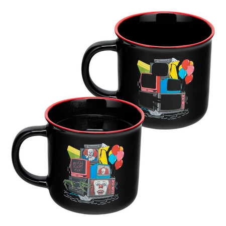 Gobelet  de ÇA - ÇA - Pennywise - Mug Magique - pour Indifférent - noir - ÇA