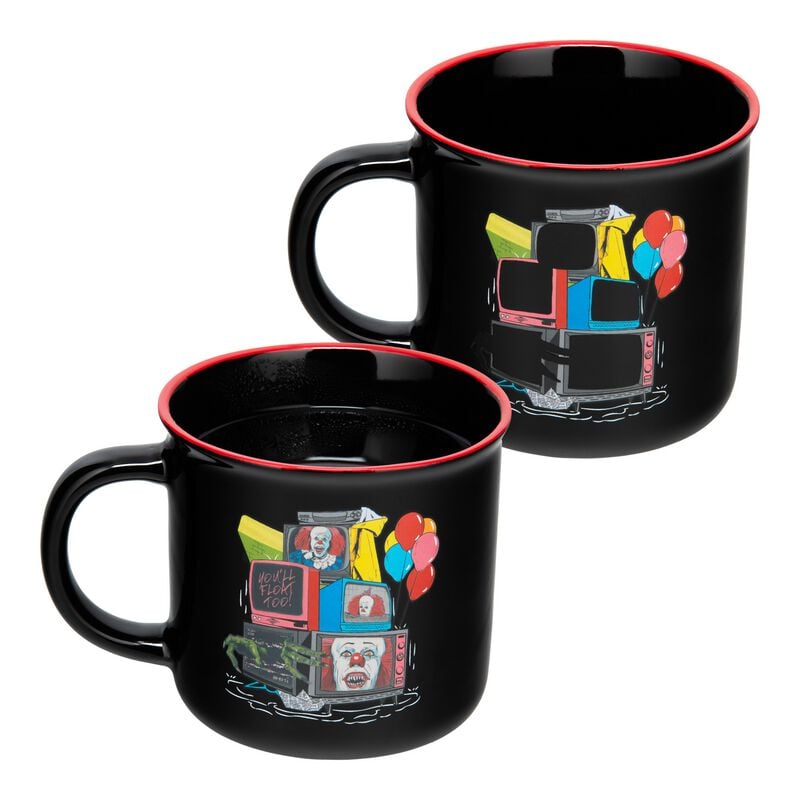 Gobelet  de ÇA - ÇA - Pennywise - Mug Magique - pour Indifférent - noir - ÇA