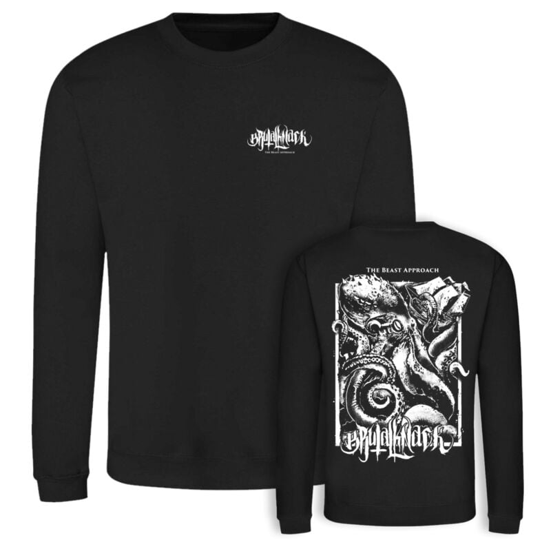 Sweat-shirt  de Brutal Knack - Sweat col rond “Le Kraken” - S à XXL - pour Homme - noir - Brutal Knack