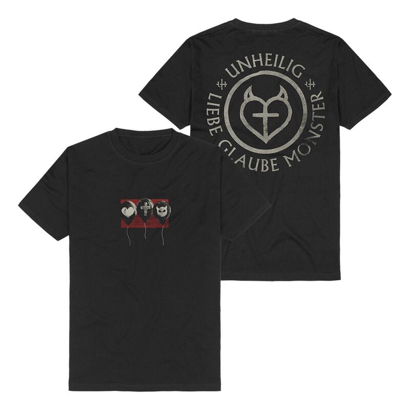 T-Shirt Manches courtes  de Unheilig - Circle - S à 3XL - pour Homme - noir - Unheilig