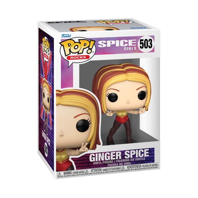 Spice Girls - Ginger Spice - Pop Rocks! Vinyl Figur 503 - Funko Pop! - Funko Shop Europe - Spice Girls