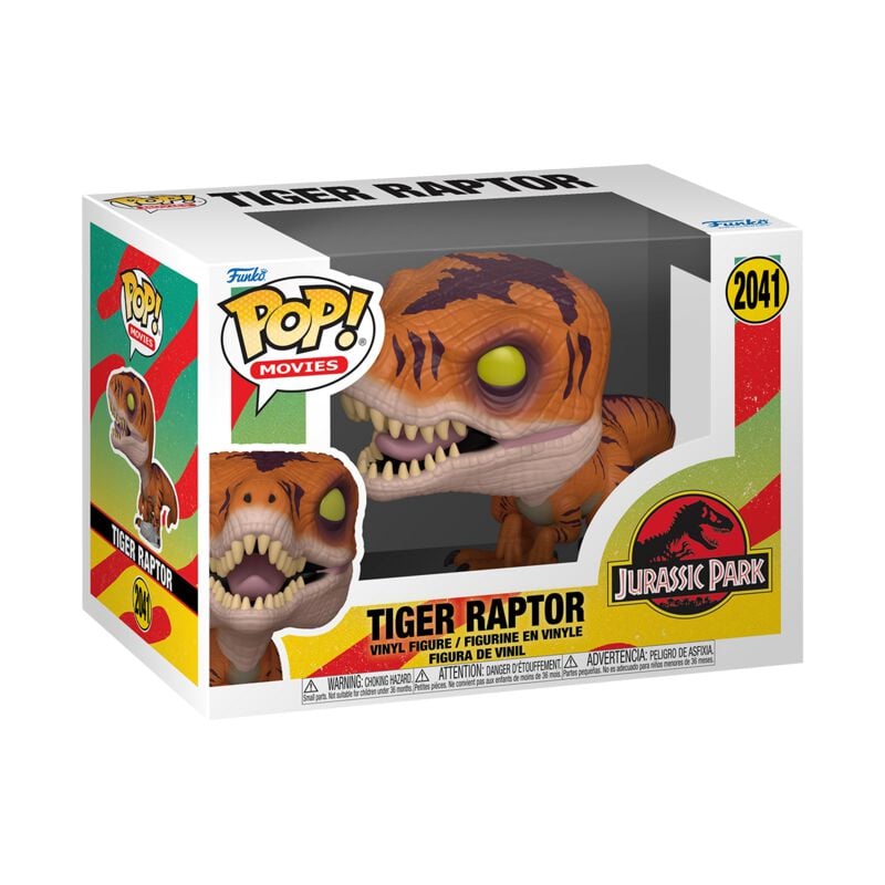 Jurassic Park - Tiger Raptor - Funko Pop! n°2041 - Funko Pop! - Funko Shop Europe - Jurassic Park