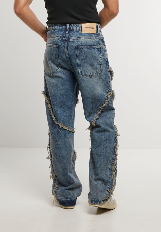 Jean  de 2Y Studios - GAYA BAGGY JEANS - 30 à 38 - pour Homme - bleu - 2Y Studios - View 2