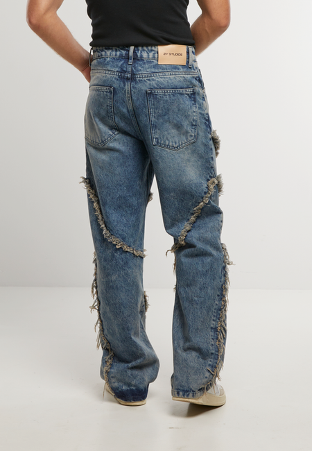Jean  de 2Y Studios - GAYA BAGGY JEANS - 30 à 38 - pour Homme - bleu - 2Y Studios - View 2