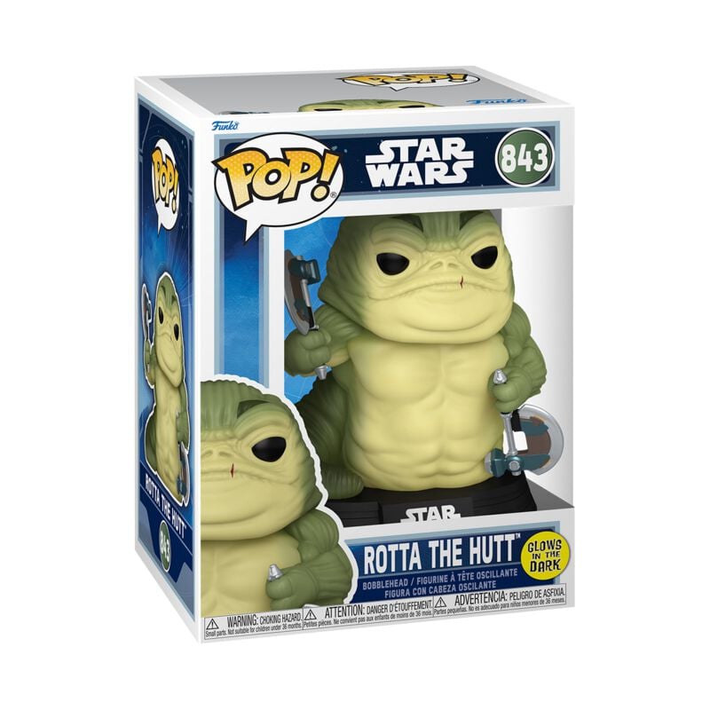 Star Wars - The Mandalorian - Rotta Le Hutt (Phosphorescent) - Funko Pop! n°843 - Funko Pop! - Funko Shop Europe - Star Wars