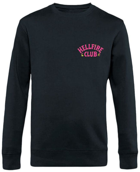 Sweat-shirt  de Stranger Things - Pink Hellfire Club - S à 5XL - pour Homme - noir - Stranger Things