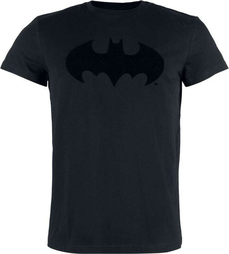 T-Shirt Manches courtes  de Batman - Batman - Logo- Flock Print - S à 3XL - pour Homme - noir - Batman