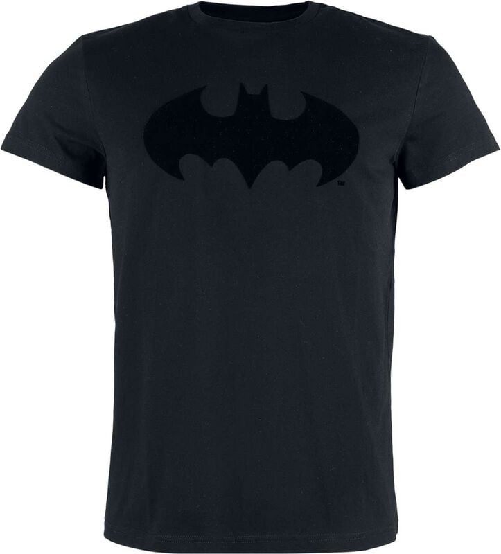 T-Shirt Manches courtes  de Batman - Batman - Logo- Flock Print - S à 3XL - pour Homme - noir - Batman