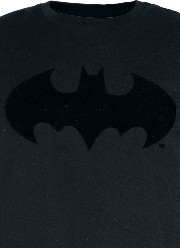 T-Shirt Manches courtes  de Batman - Batman - Logo- Flock Print - S à 3XL - pour Homme - noir - Batman - View 2