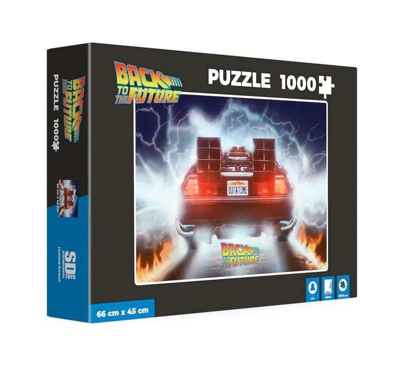 Puzzle  de Retour Vers Le Futur - DeLorean - OUTATIME - 1000 pièces - pour Unisexe - Standard - Retour Vers Le Futur