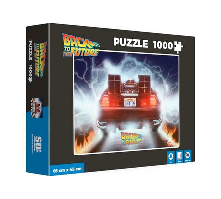Puzzle  de Retour Vers Le Futur - DeLorean - OUTATIME - 1000 pièces - pour Unisexe - Standard - Retour Vers Le Futur