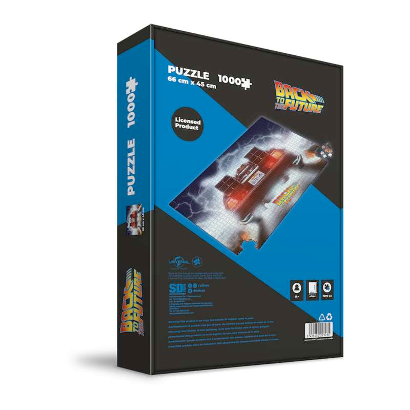 Puzzle  de Retour Vers Le Futur - DeLorean - OUTATIME - 1000 pièces - pour Unisexe - Standard - Retour Vers Le Futur - View 2