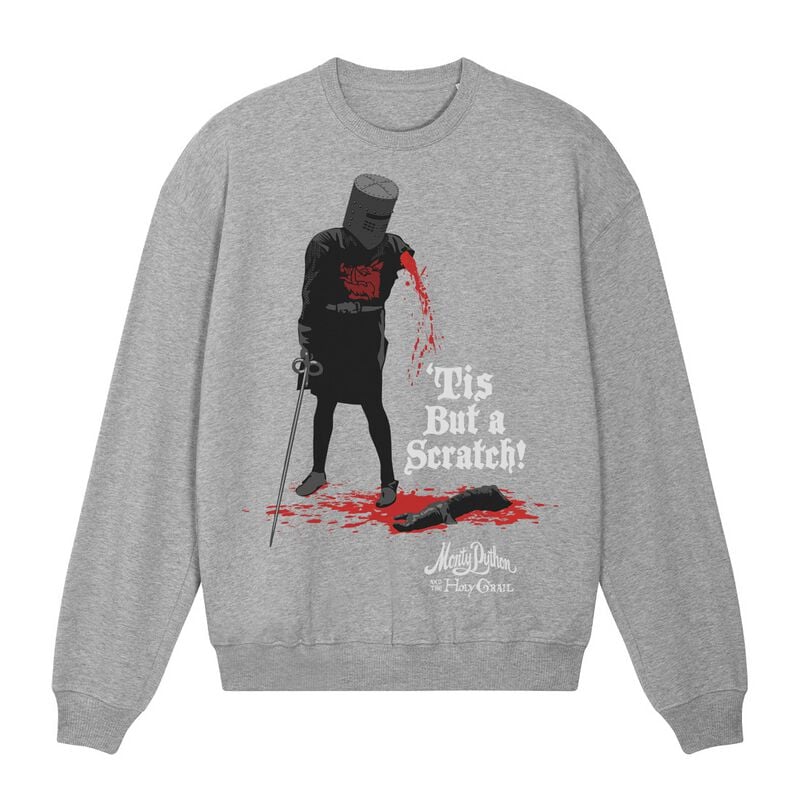 Sweat-shirt  de Monty Python - Tis But A Scratch - M à XXL - pour Homme - gris - Monty Python