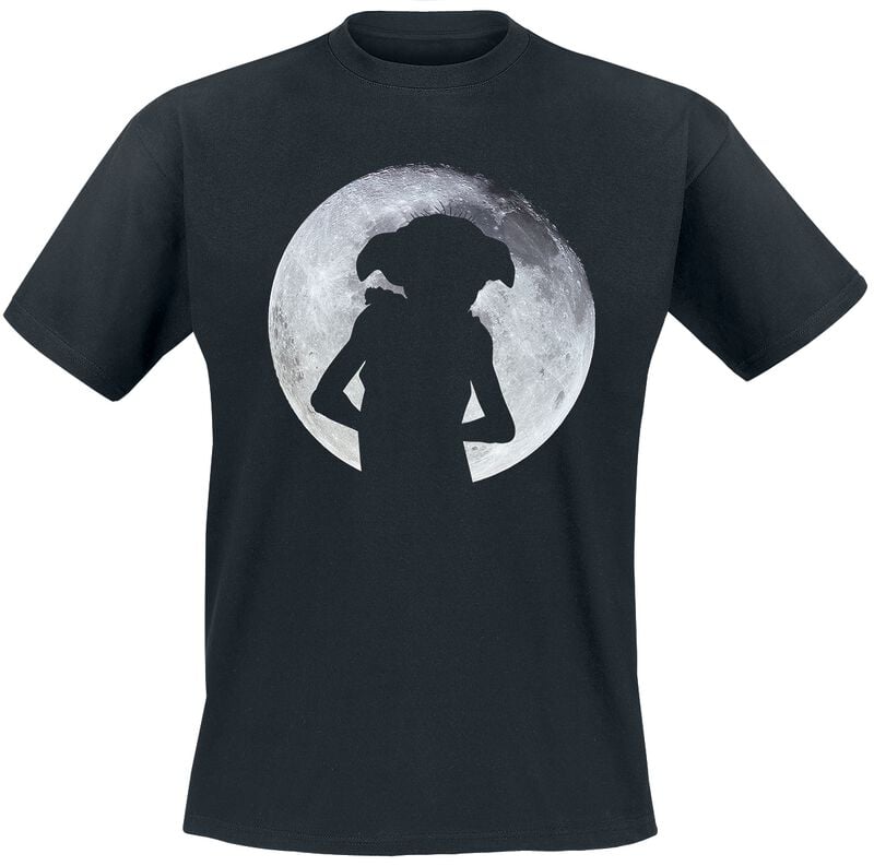 T-Shirt Manches courtes  de Harry Potter - Dobby - Moonlight - S à 5XL - pour Homme - noir - Harry Potter