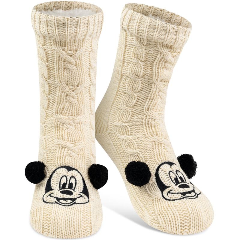 Chaussettes Disney de Mickey & Minnie Mouse - Micky Maus - Face - EU 38-43 - pour Femme - multicolore - Mickey & Minnie Mouse