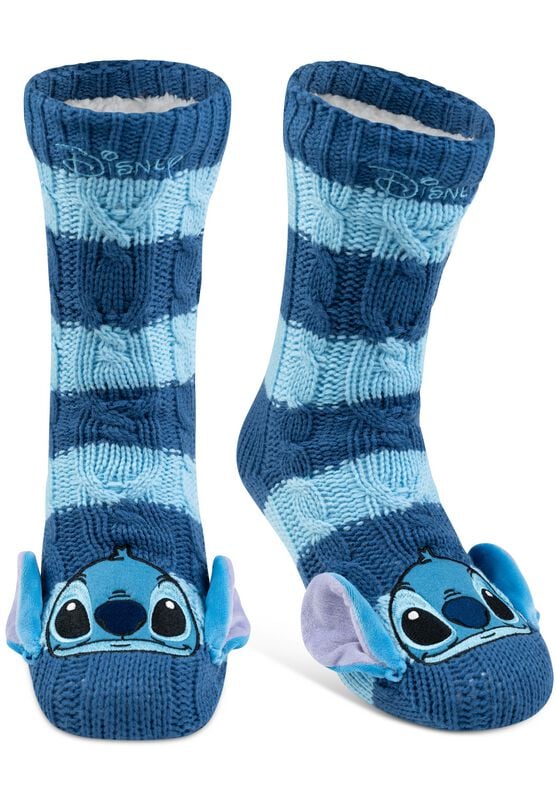 Chaussettes Disney de Lilo & Stitch - Stitch - EU 38-43 - pour Femme - bleu - Lilo & Stitch