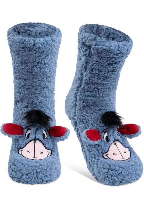 Chaussettes Disney de Winnie L'Ourson - Bourriquet - EU 38-43 - pour Femme - bleu - Winnie L'Ourson