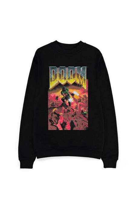 Sweat-shirt Gaming de Doom - Jaquette Classique - S à XXL - pour Homme - noir - Doom