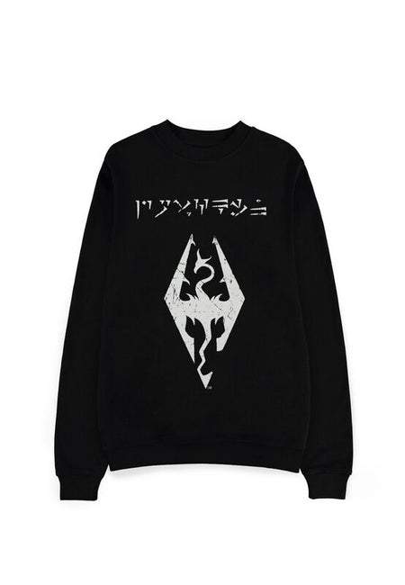 Sweat-shirt Gaming de Skyrim - Dovakhiin - S à XXL - pour Homme - noir - Skyrim
