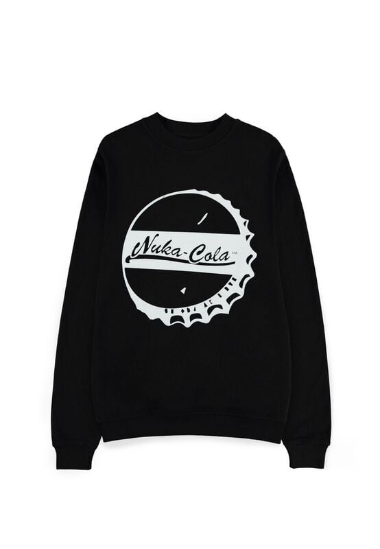 Sweat-shirt Gaming de Fallout - Capsule de Bouteille Nuka-Cola - S à XXL - pour Homme - noir - Fallout