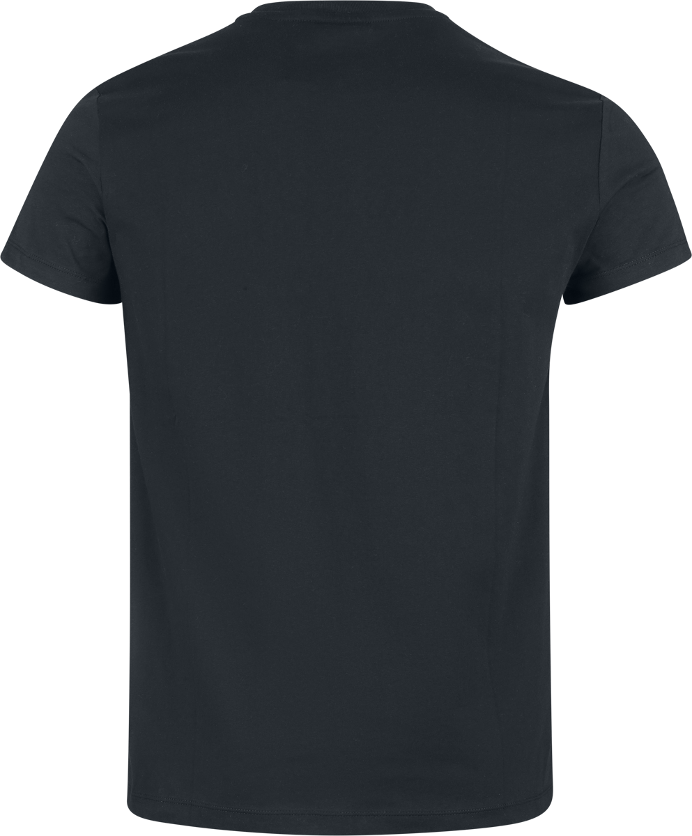 T-Shirt Manches courtes  de Sesame Street - Krümelmonster - Cookie Monster - Rock Monster - S à 3XL - pour Homme - noir - Sesame Street - View 2