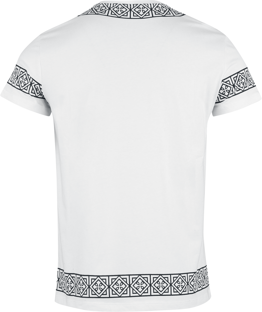 T-Shirt Manches courtes  de Le Seigneur Des Anneaux - Middle Earth - S à 3XL - pour Homme - blanc - Le Seigneur Des Anneaux - View 2