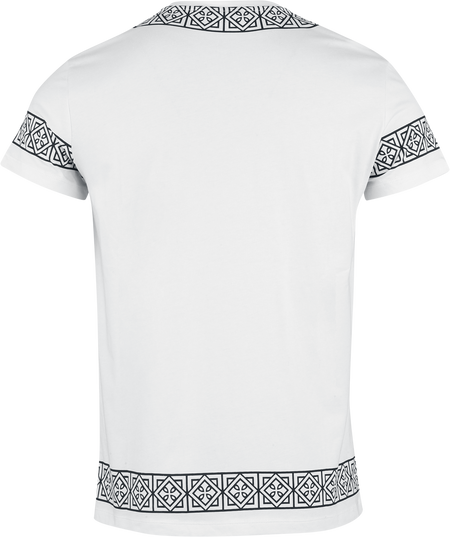 T-Shirt Manches courtes  de Le Seigneur Des Anneaux - Middle Earth - S à 3XL - pour Homme - blanc - Le Seigneur Des Anneaux - View 2