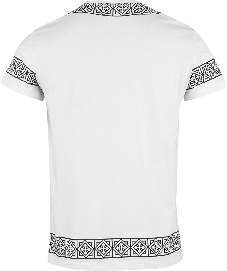 T-Shirt Manches courtes  de Le Seigneur Des Anneaux - Middle Earth - S à 3XL - pour Homme - blanc - Le Seigneur Des Anneaux - View 2