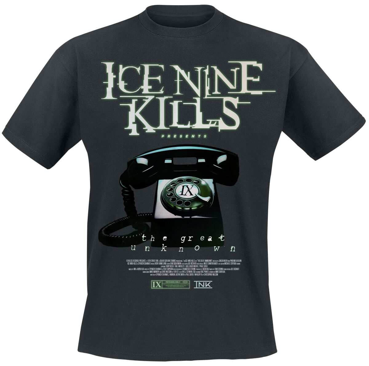 T-Shirt Manches courtes  de Ice Nine Kills - Matrix The Great Unknown - S à 5XL - pour Homme - noir - Ice Nine Kills
