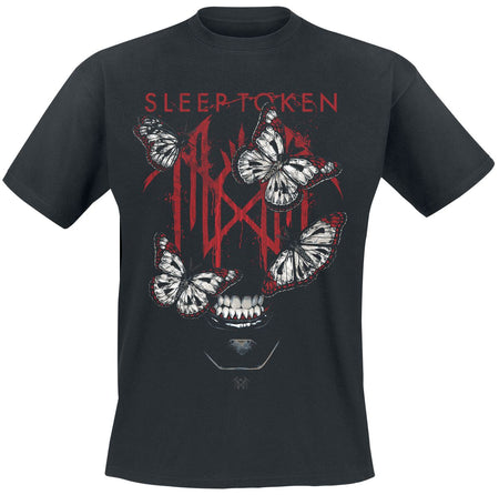 T-Shirt Manches courtes  de Sleep Token - Rhys Logo Face - S à 5XL - pour Homme - noir - Sleep Token