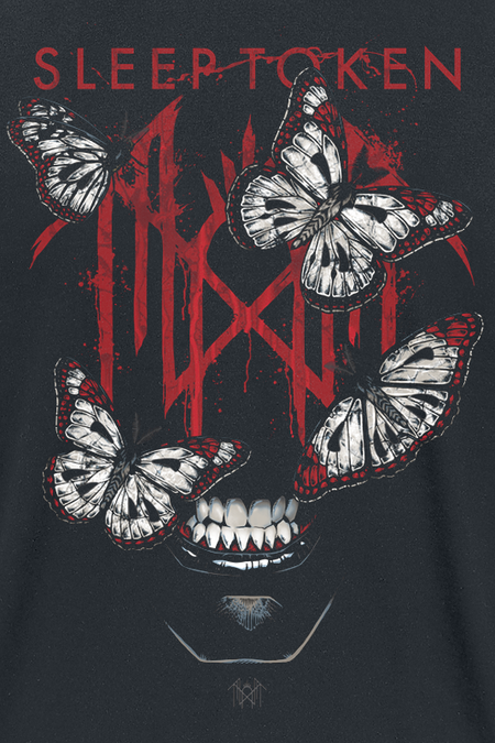 T-Shirt Manches courtes  de Sleep Token - Rhys Logo Face - S à 5XL - pour Homme - noir - Sleep Token - View 2